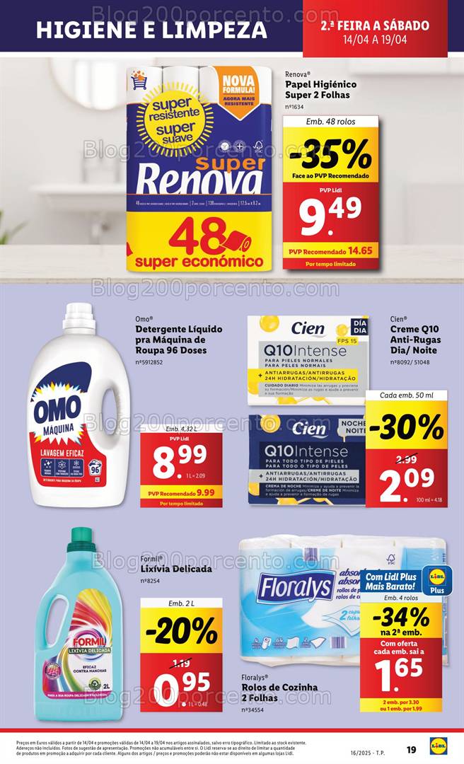 Antevisão Folheto LIDL Promoções de 14 a 19 abril - Edição Digital