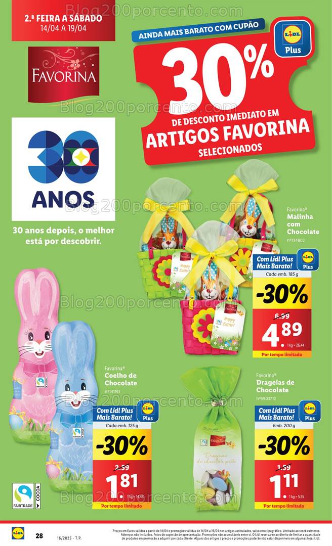 Antevisão Folheto LIDL Promoções de 14 a 19 abril - Edição Digital