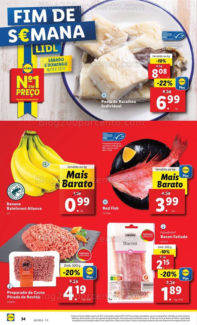 Antevisão Folheto LIDL Promoções de 14 a 20 novembro