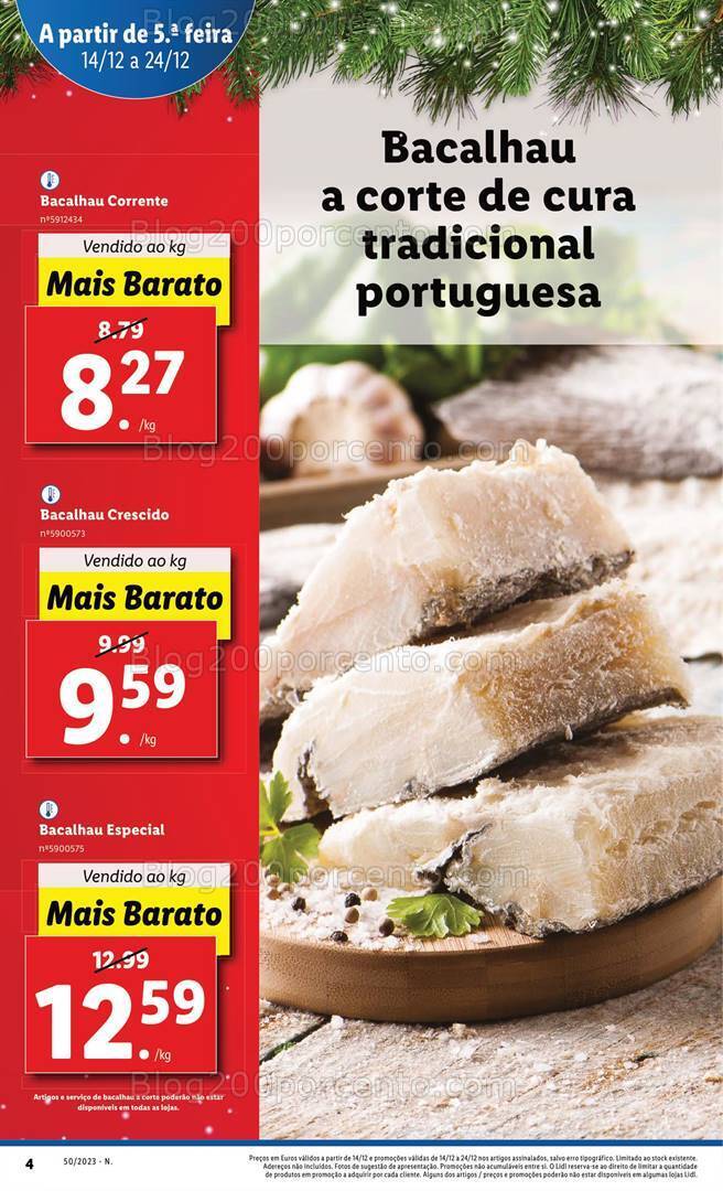 Antevisão Folheto LIDL Promoções de 14 a 24 dezembro