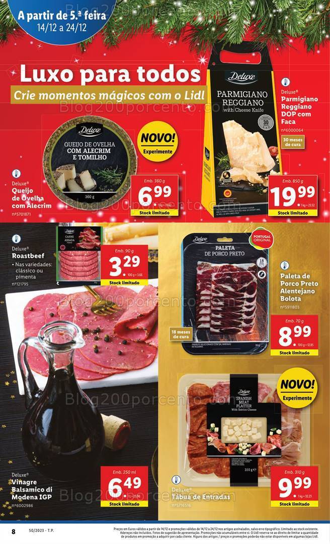 Antevisão Folheto LIDL Promoções de 14 a 24 dezembro