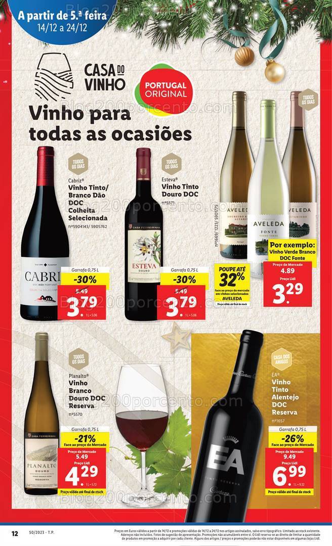 Antevisão Folheto LIDL Promoções de 14 a 20 dezembro
