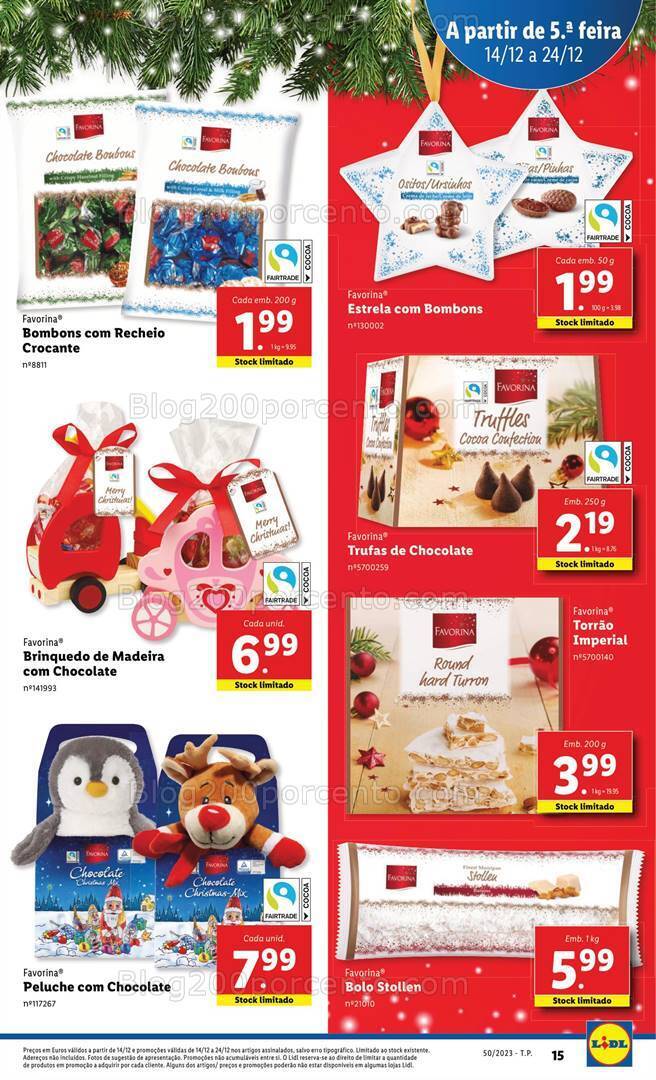 Antevisão Folheto LIDL Promoções de 14 a 20 dezembro