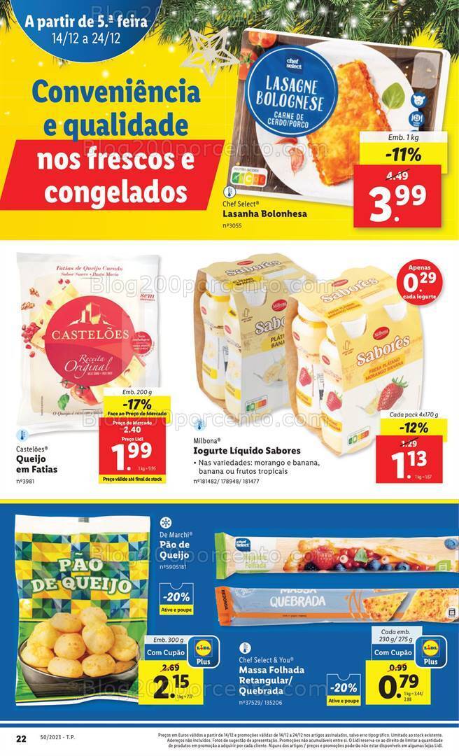 Antevisão Folheto LIDL Promoções de 14 a 20 dezembro