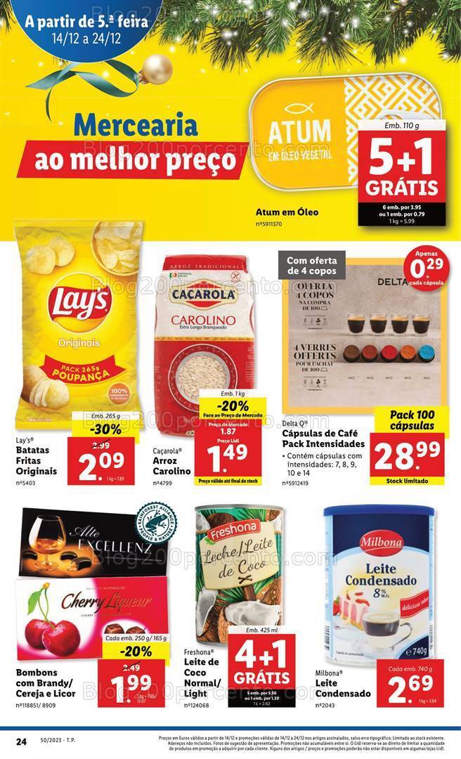 Antevisão Folheto LIDL Promoções de 14 a 20 dezembro