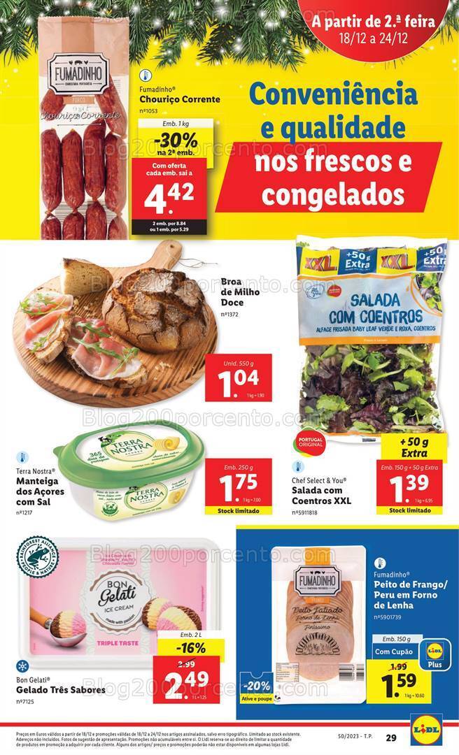 Antevisão Folheto LIDL Promoções Fim de Semana - 16 e 17 dezembro