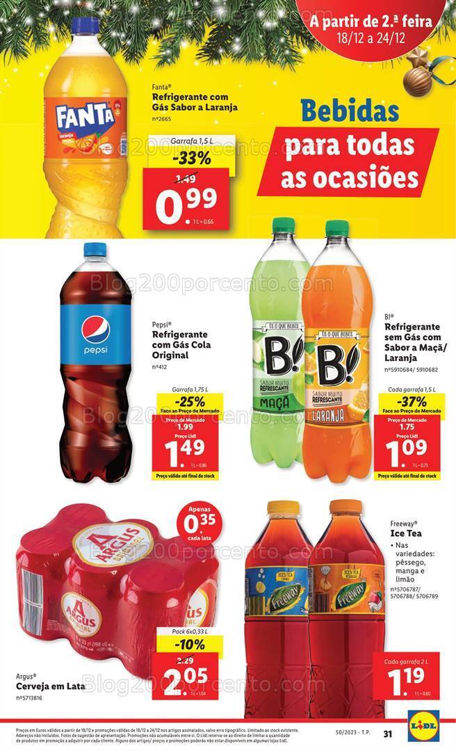 Antevisão Folheto LIDL Promoções Fim de Semana - 16 e 17 dezembro