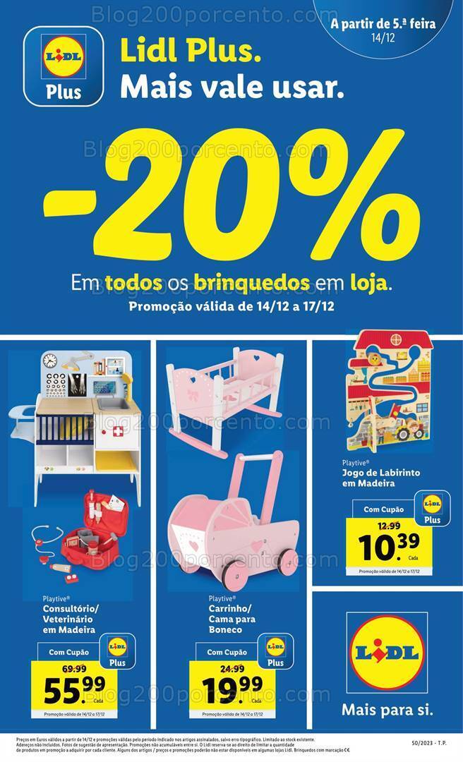 Antevisão Folheto LIDL Promoções de 14 a 20 dezembro
