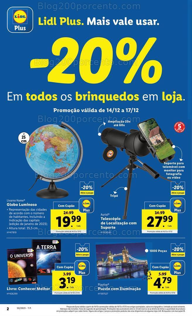 Antevisão Folheto LIDL Promoções de 14 a 20 dezembro