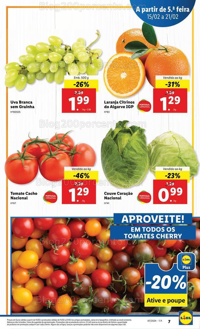 Antevisão Folheto LIDL Promoções de 15 a 21 fevereiro