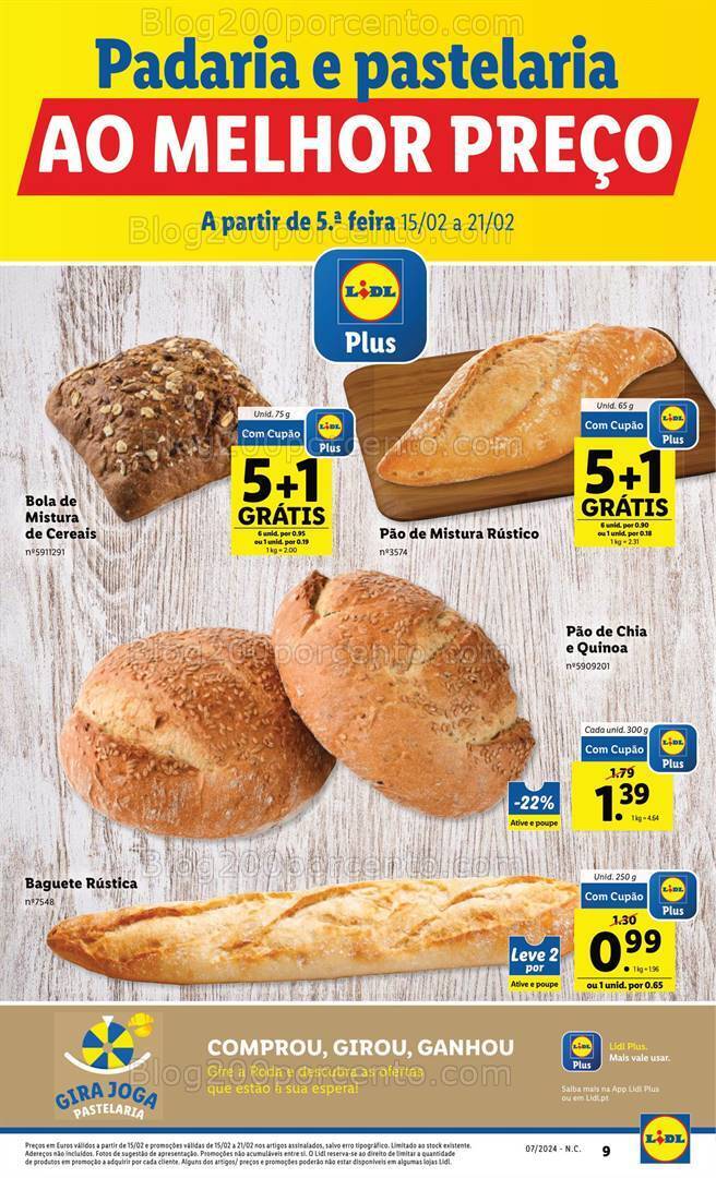 Antevisão Folheto LIDL Promoções de 15 a 21 fevereiro