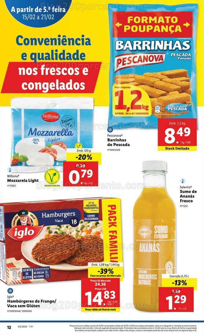 Antevisão Folheto LIDL Promoções de 15 a 21 fevereiro