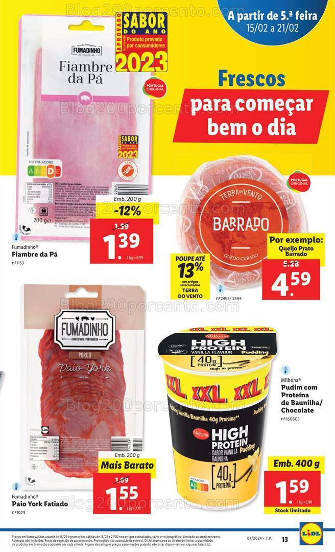 Antevisão Folheto LIDL Promoções de 15 a 21 fevereiro