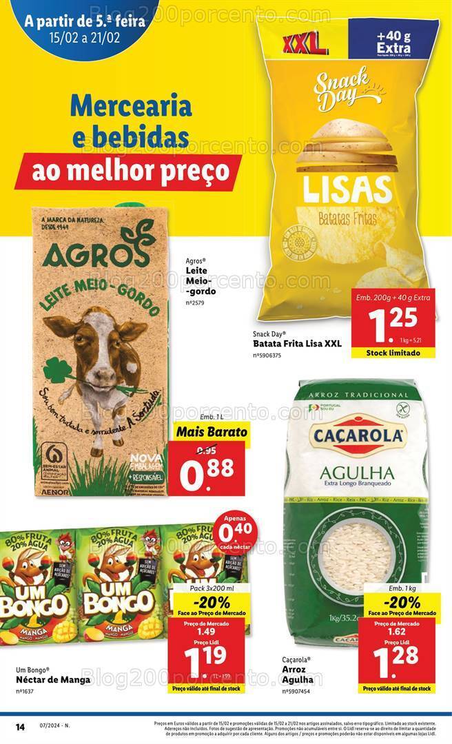 Antevisão Folheto LIDL Promoções de 15 a 21 fevereiro