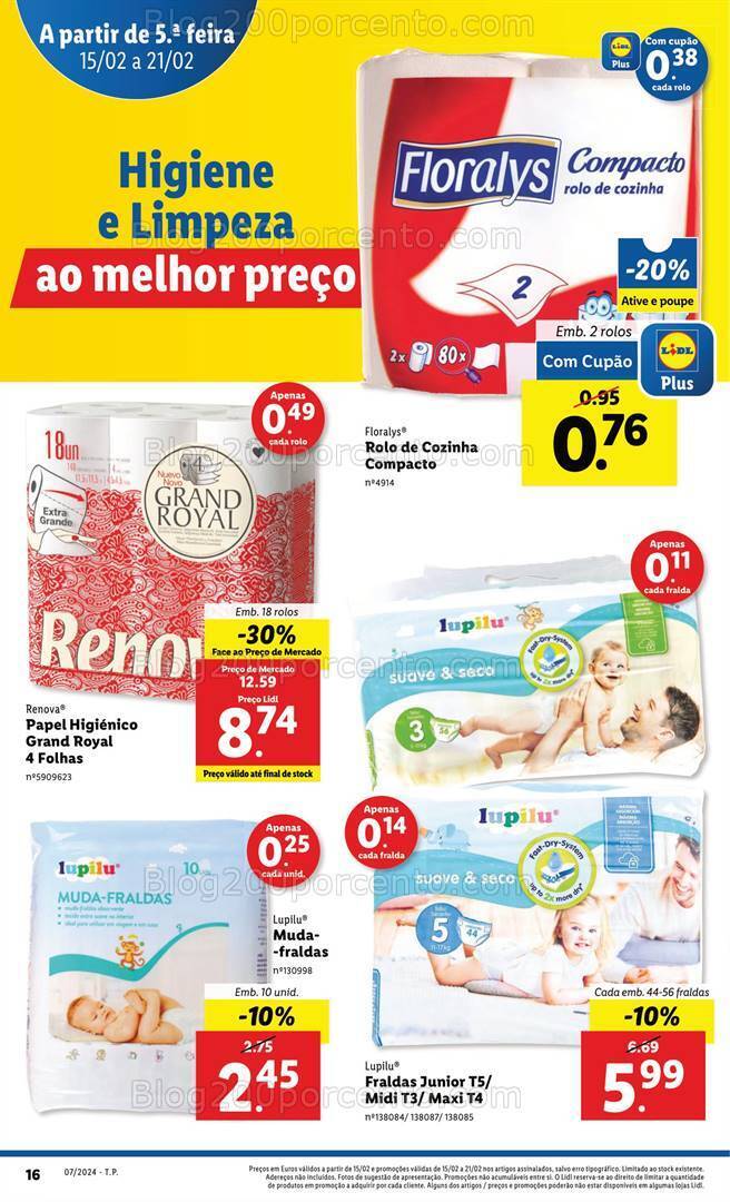 Antevisão Folheto LIDL Promoções de 15 a 21 fevereiro