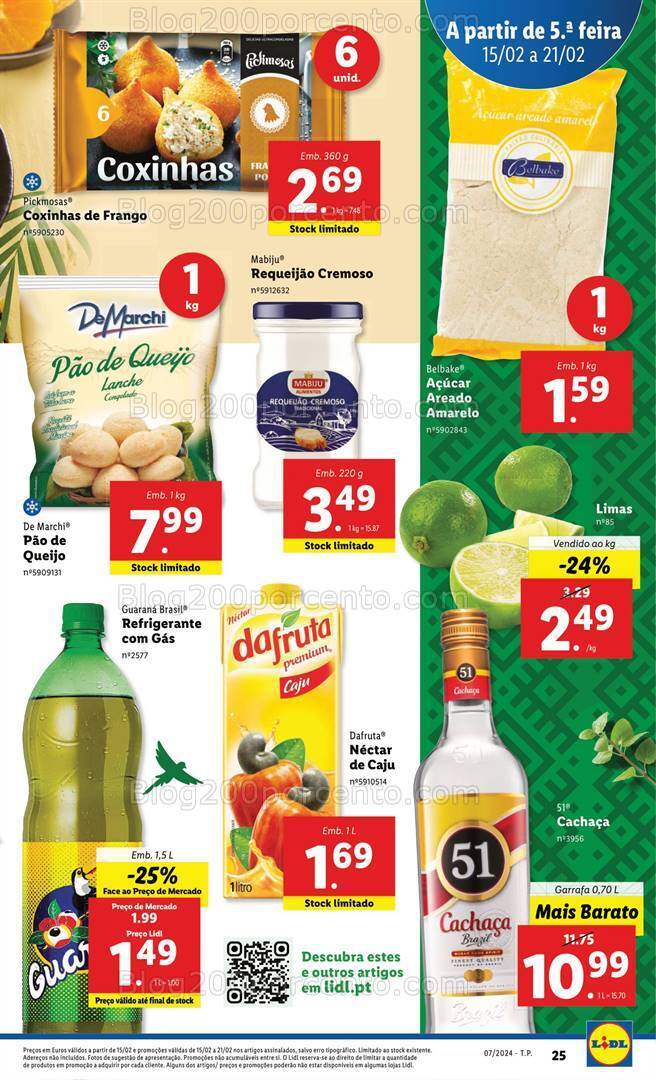 Antevisão Folheto LIDL Sabores do Mundo Brasil - Promoções de 15 a 21 fevereiro