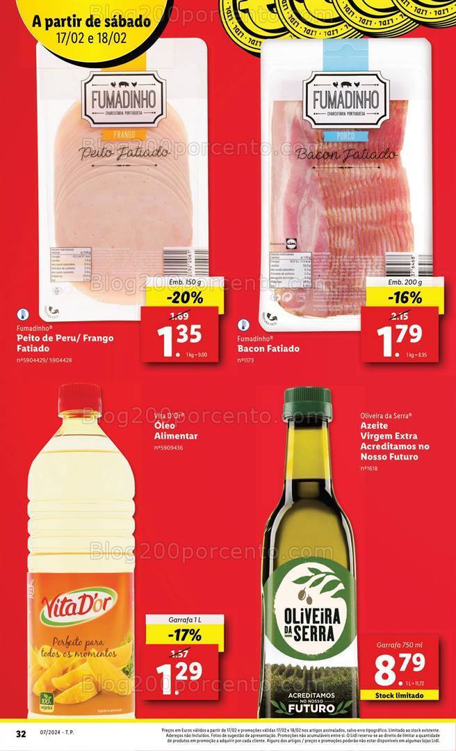 Antevisão Folheto LIDL Promoções Fim de Semana - 17 e 18 fevereiro