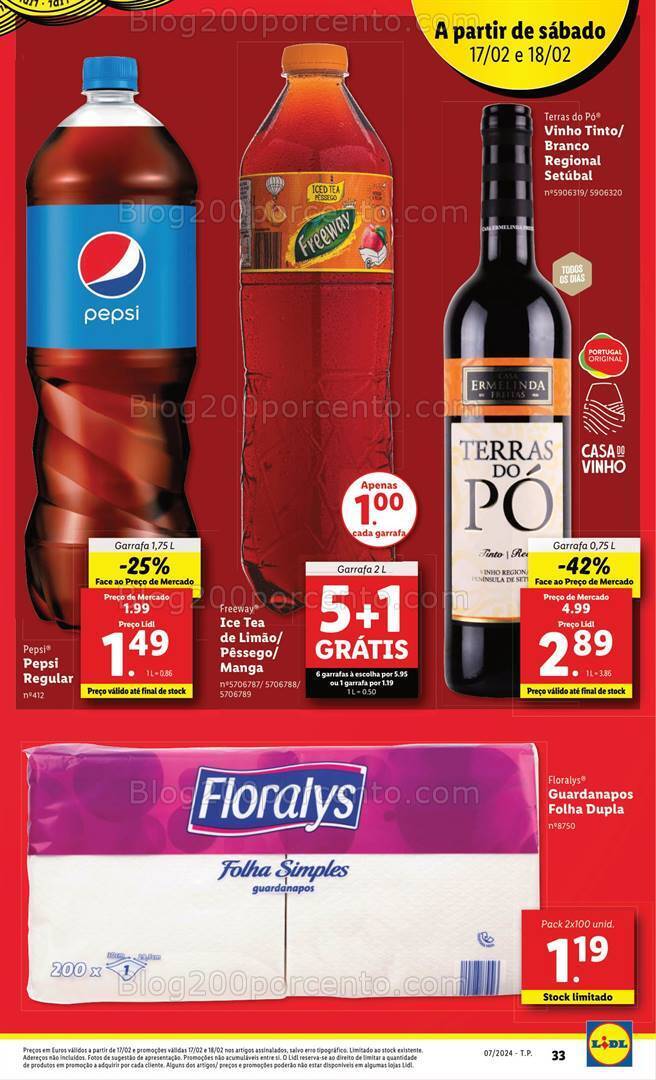 Antevisão Folheto LIDL Promoções Fim de Semana - 17 e 18 fevereiro