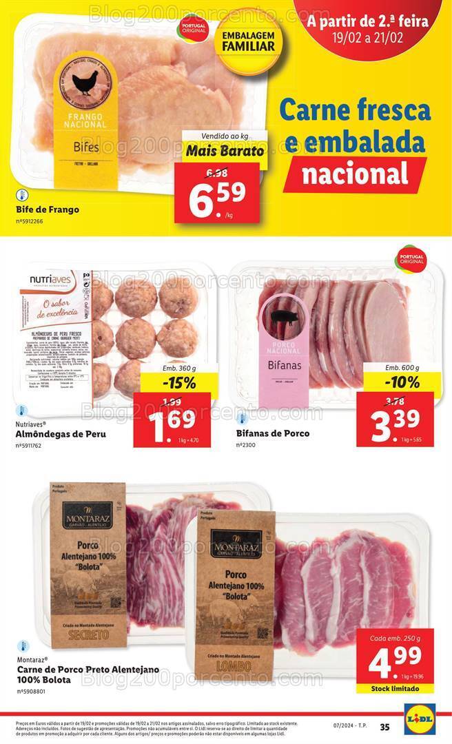 Antevisão Folheto LIDL Promoções de 15 a 21 fevereiro