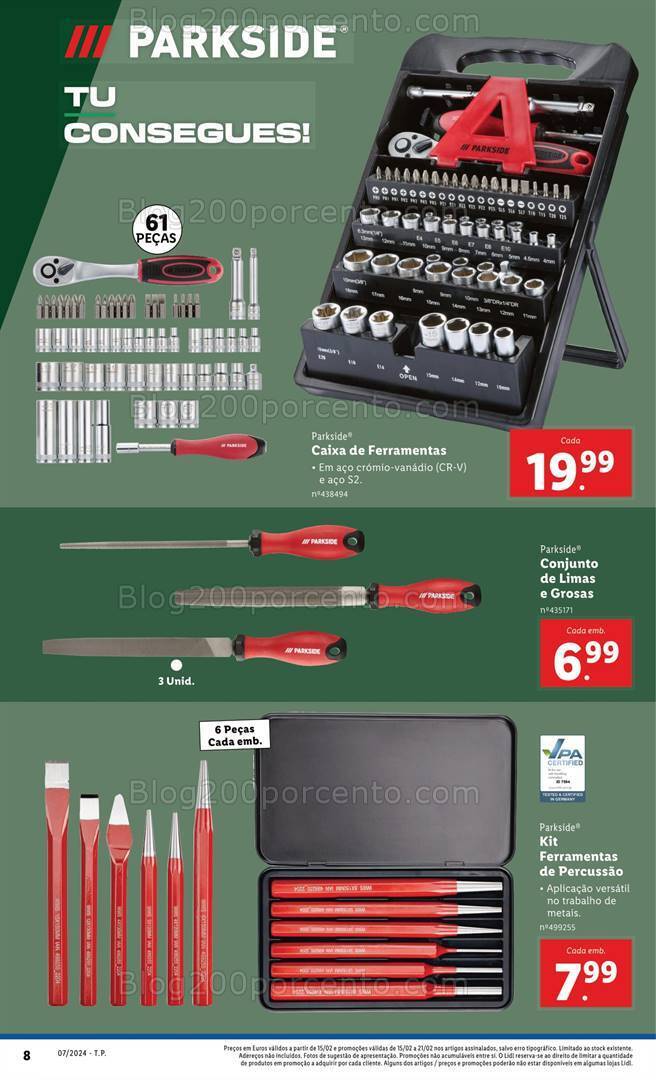 Antevisão Folheto LIDL Bazar Promoções de 15 a 21 fevereiro