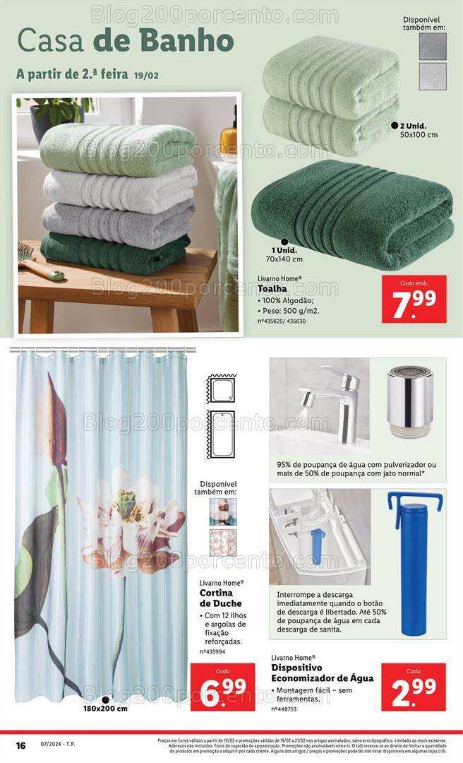 Antevisão Folheto LIDL Bazar Promoções de 15 a 21 fevereiro