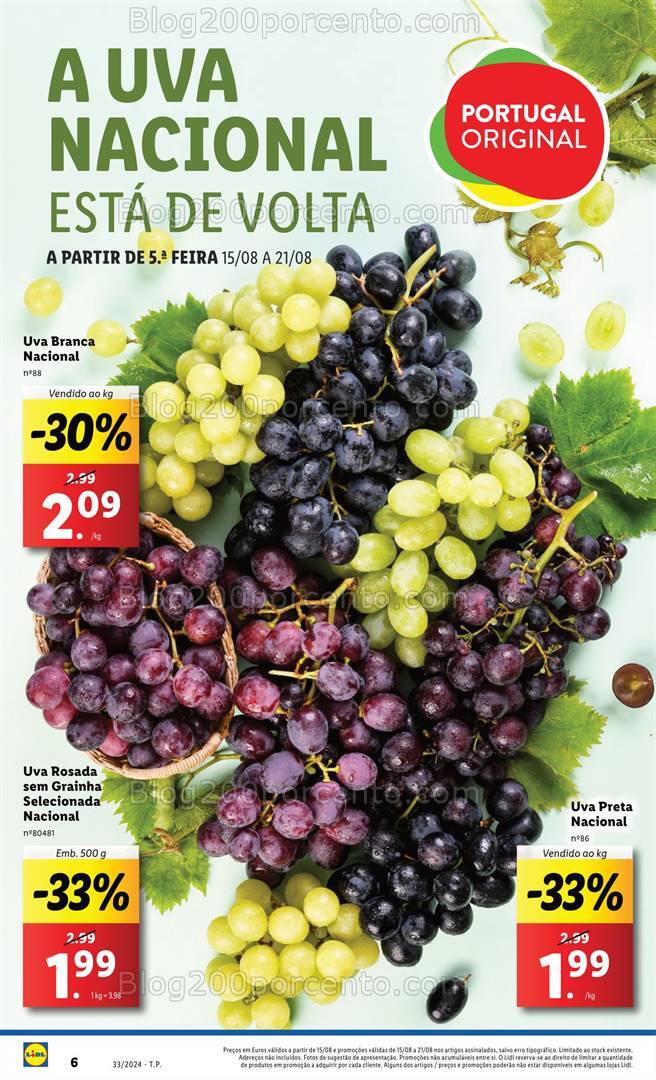 Antevisão Folheto LIDL Promoções de 15 a 21 agosto