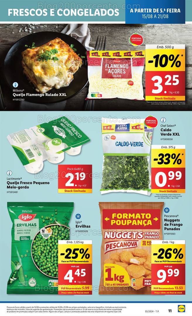 Antevisão Folheto LIDL Promoções de 15 a 21 agosto