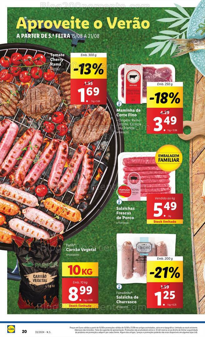 Antevisão Folheto LIDL Promoções de 15 a 21 agosto