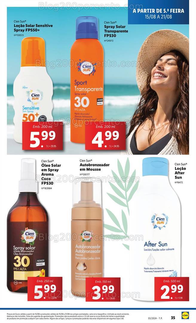 Antevisão Folheto LIDL Promoções de 15 a 21 agosto