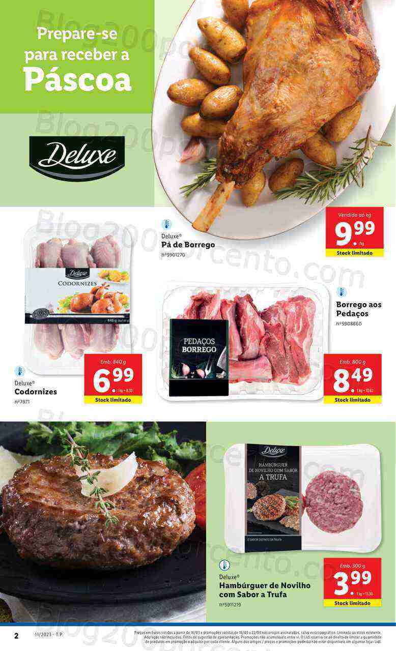 Antevisão Folheto LIDL Promoções de 16 a 22 março