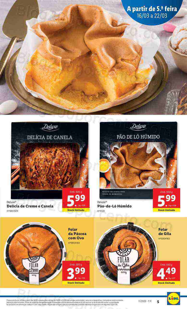 Antevisão Folheto LIDL Promoções de 16 a 22 março
