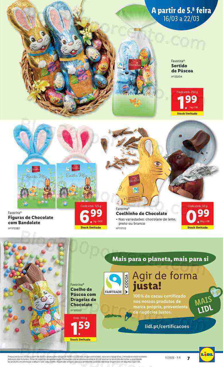 Antevisão Folheto LIDL Promoções de 16 a 22 março
