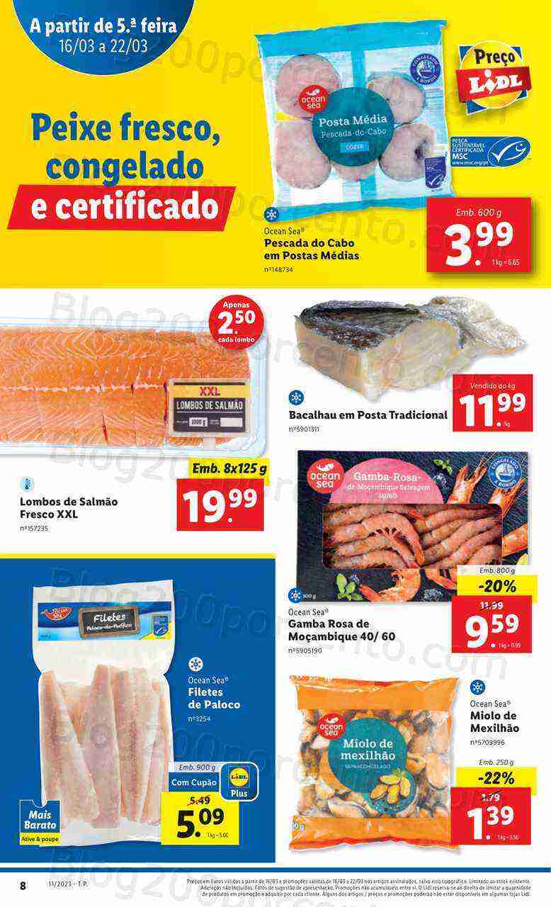 Antevisão Folheto LIDL Promoções de 16 a 22 março