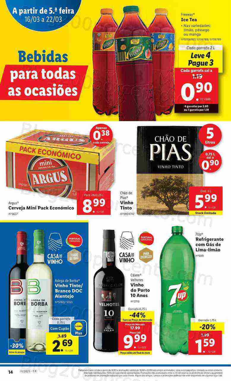 Antevisão Folheto LIDL Promoções de 16 a 22 março