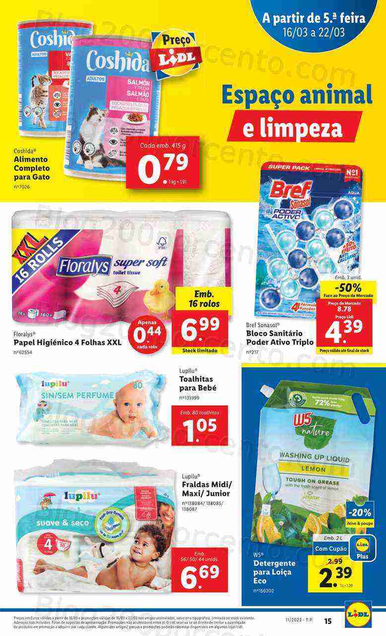 Antevisão Folheto LIDL Promoções de 16 a 22 março