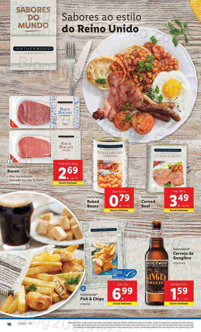 Antevisão Folheto LIDL Promoções de 16 a 22 março