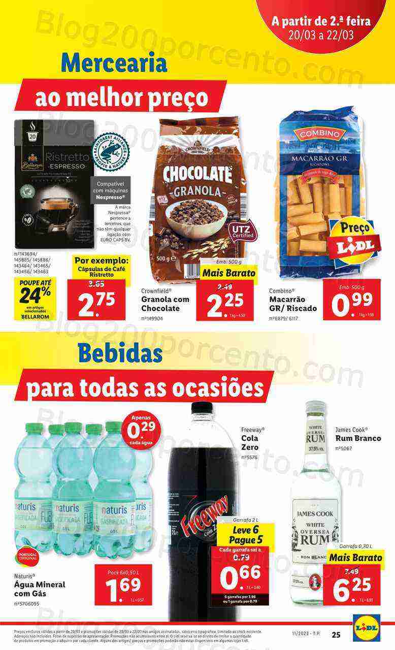 Antevisão Folheto LIDL Promoções de 16 a 22 março