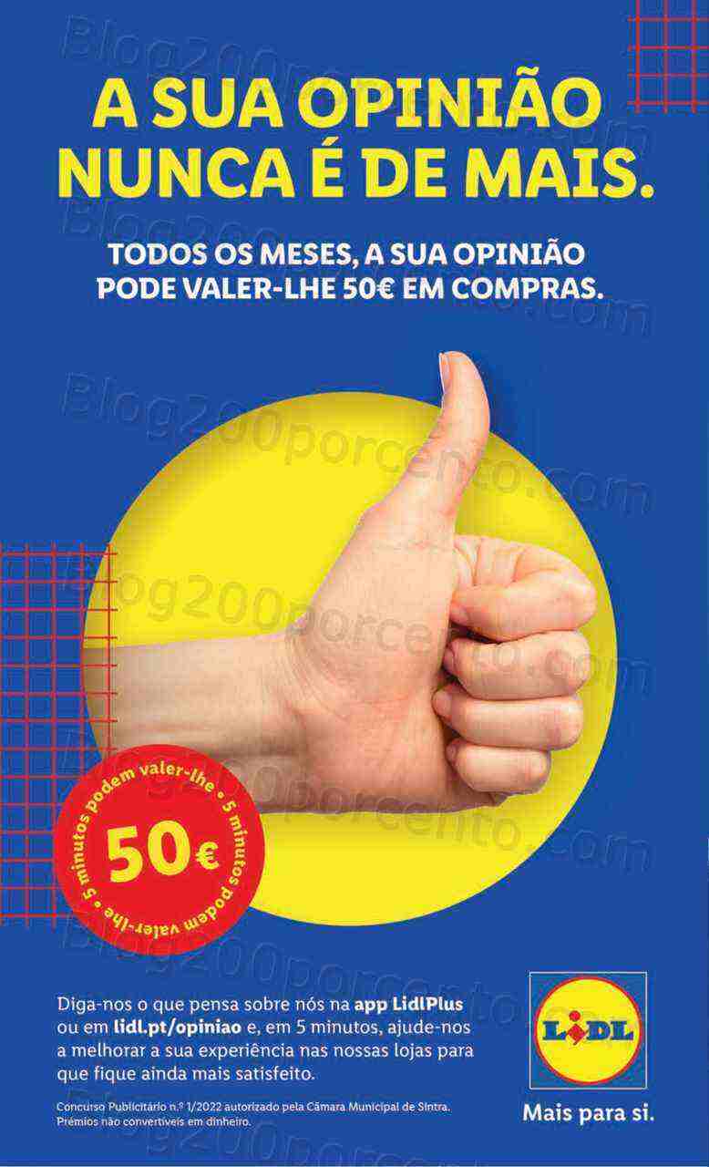 Antevisão Folheto LIDL Promoções de 16 a 22 março