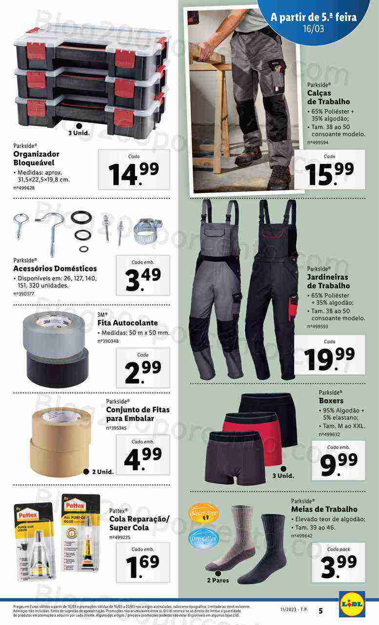 Antevisão Folheto LIDL Promoções de 16 a 22 março