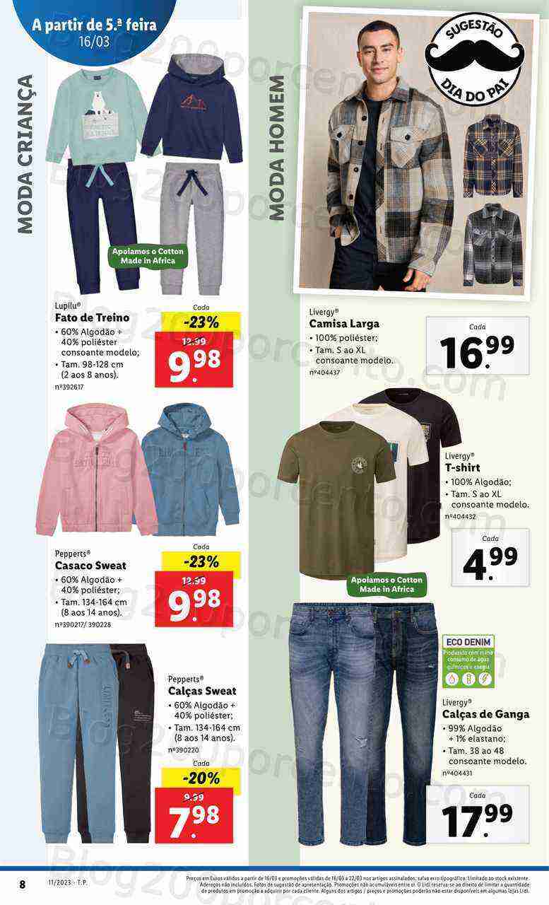 Antevisão Folheto LIDL Promoções de 16 a 22 março