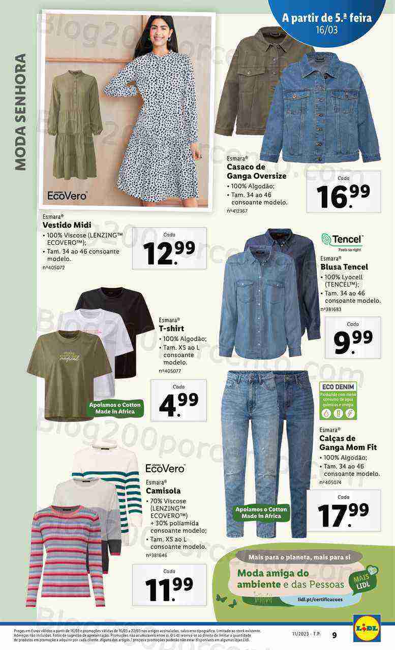 Antevisão Folheto LIDL Promoções de 16 a 22 março