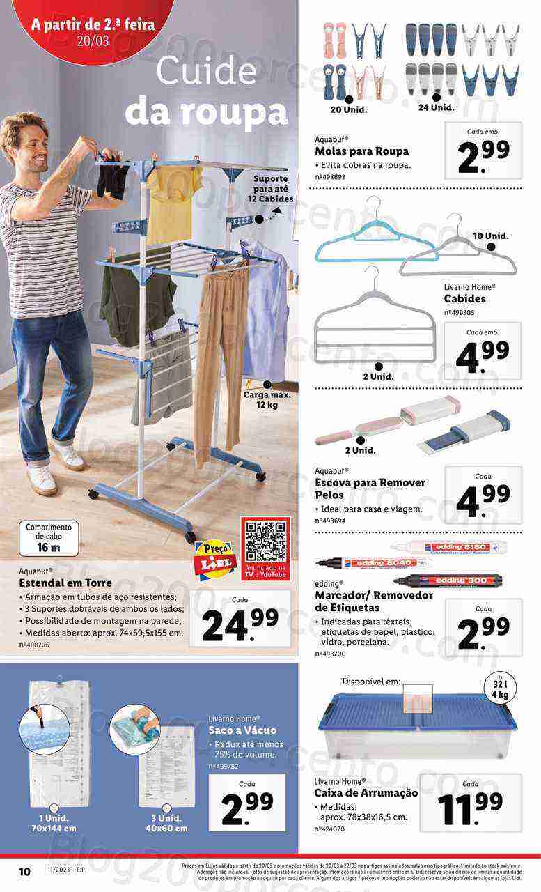 Antevisão Folheto LIDL Promoções de 16 a 22 março