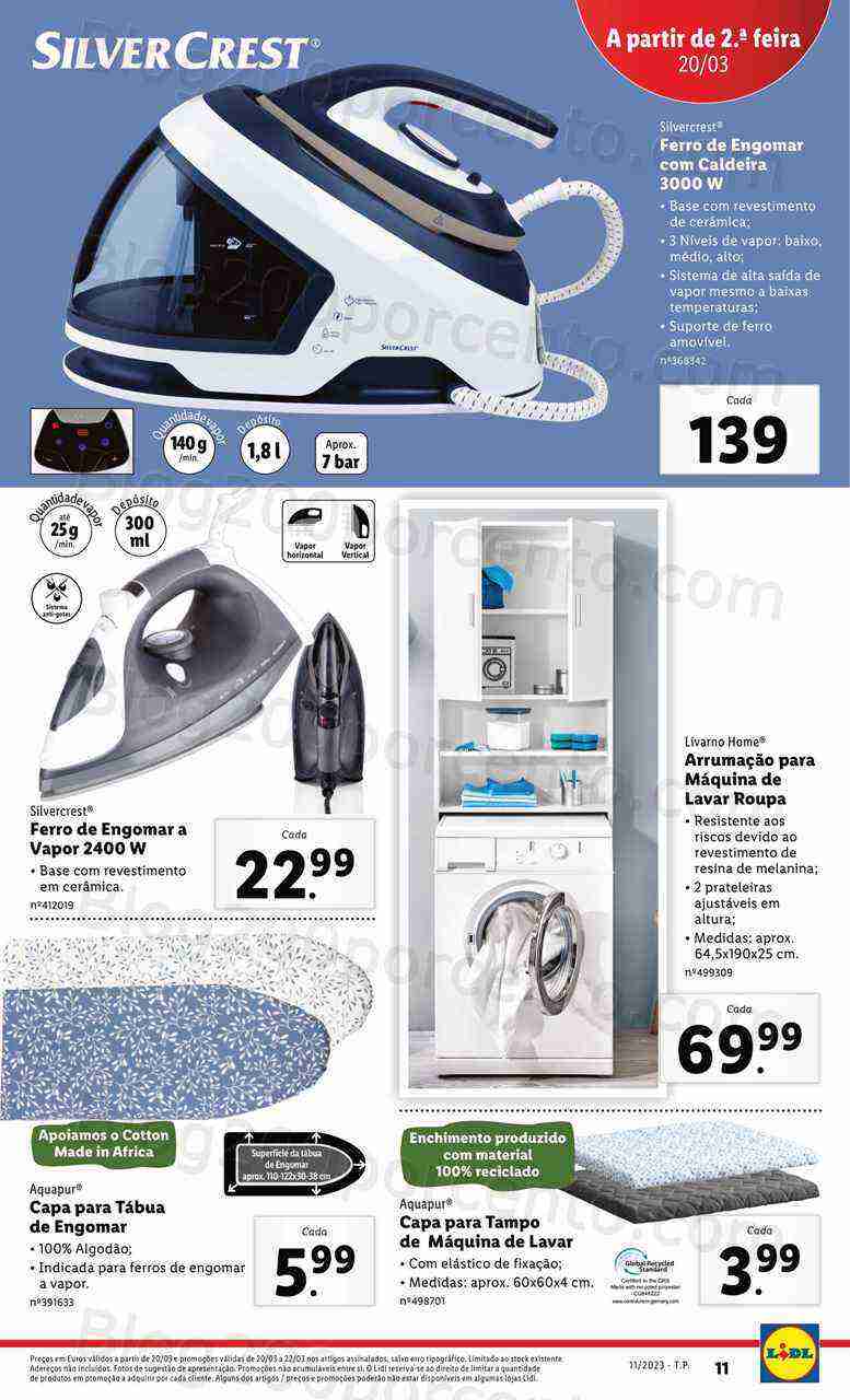 Antevisão Folheto LIDL Promoções de 16 a 22 março