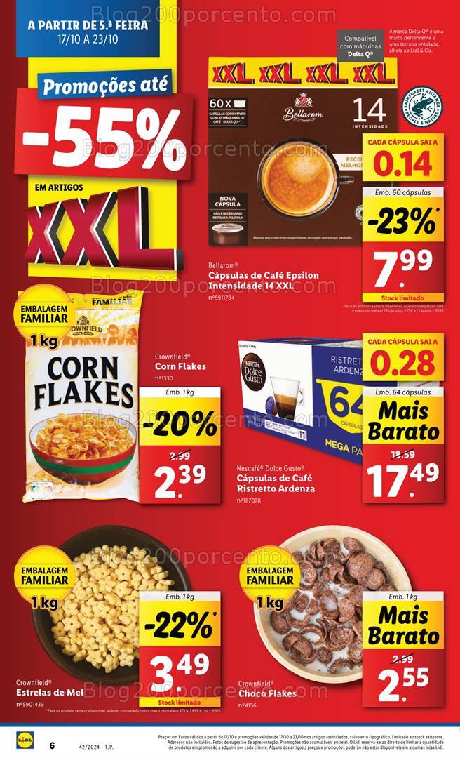 Antevisão Folheto LIDL Promoções de 17 a 23 outubro