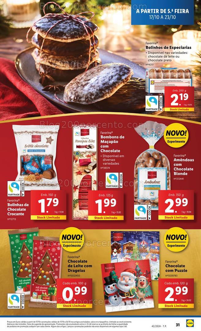 Antevisão Folheto LIDL Promoções de 17 a 23 outubro