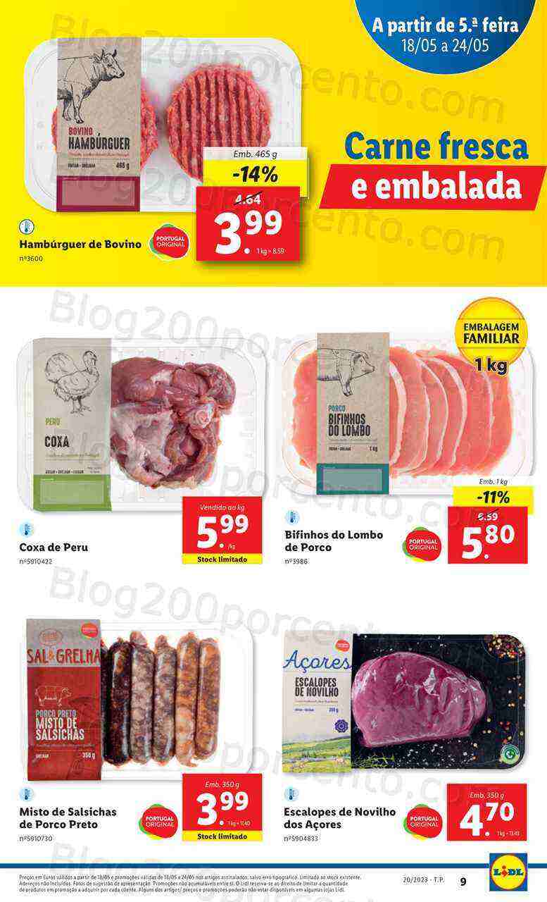 Antevisão Folheto LIDL Promoções de 18 a 24 maio
