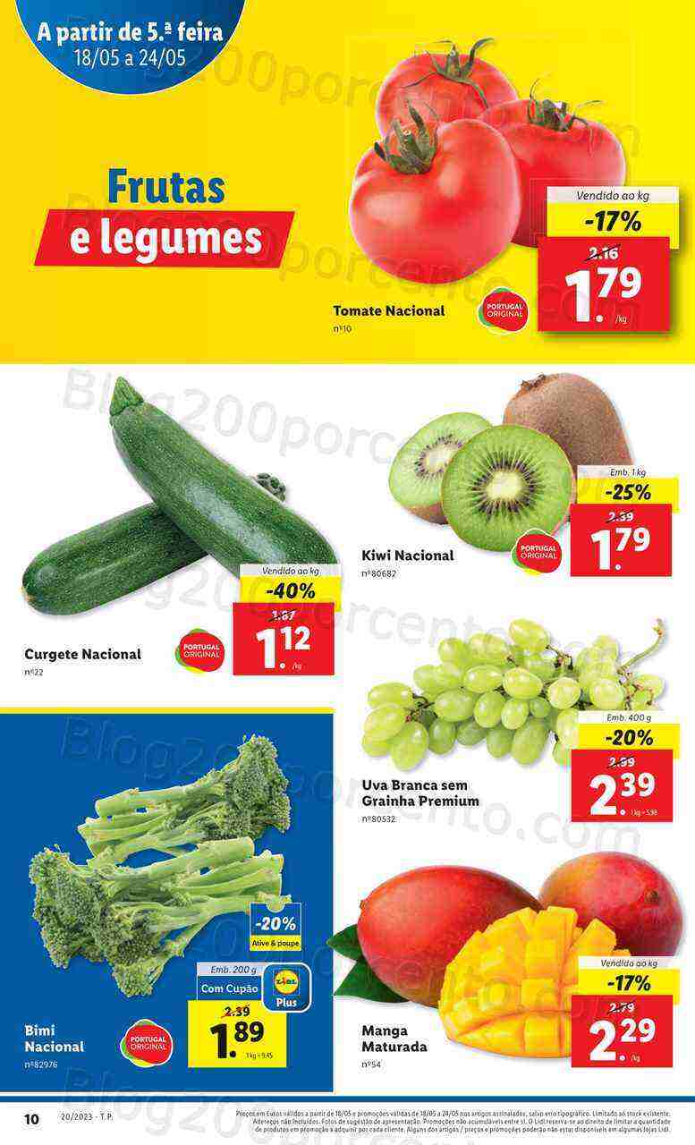 Antevisão Folheto LIDL Promoções de 18 a 24 maio