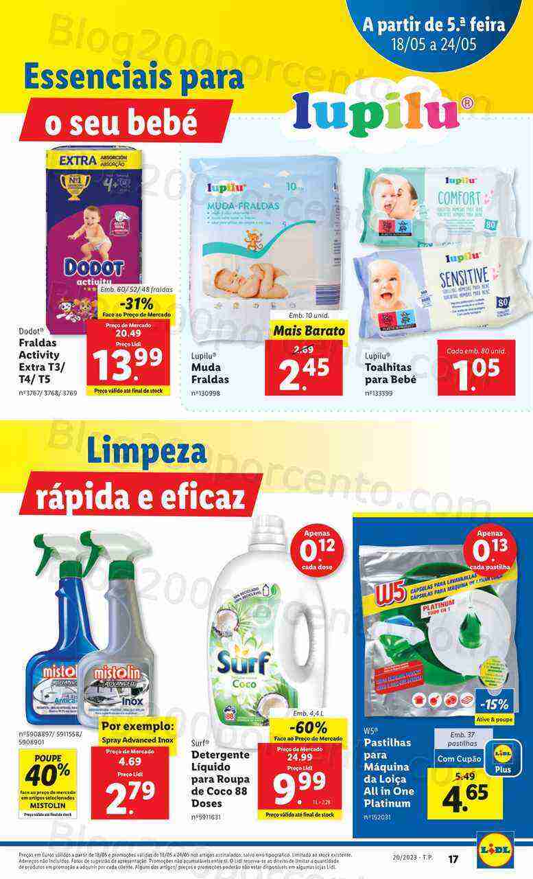 Antevisão Folheto LIDL Promoções de 18 a 24 maio