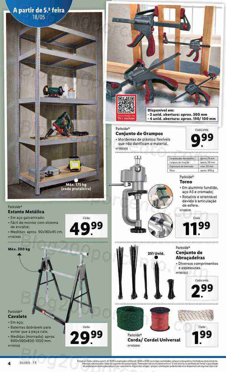 Antevisão Folheto LIDL Promoções Bazar Promoções de 18 a 24 maio