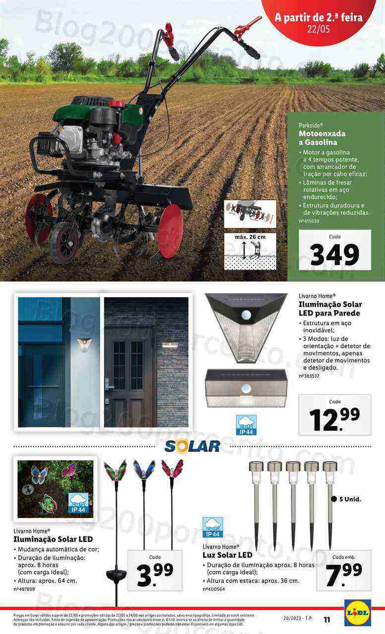 Antevisão Folheto LIDL Promoções Bazar Promoções de 18 a 24 maio